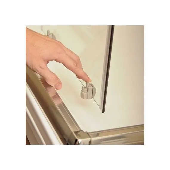 ДУШЕВОЙ УГОЛОК ПОЛУКРУГЛЫЙ RAVAK BLIX BLCP4-80 SABINA БЕЛЫЙ+ГРЕЙП