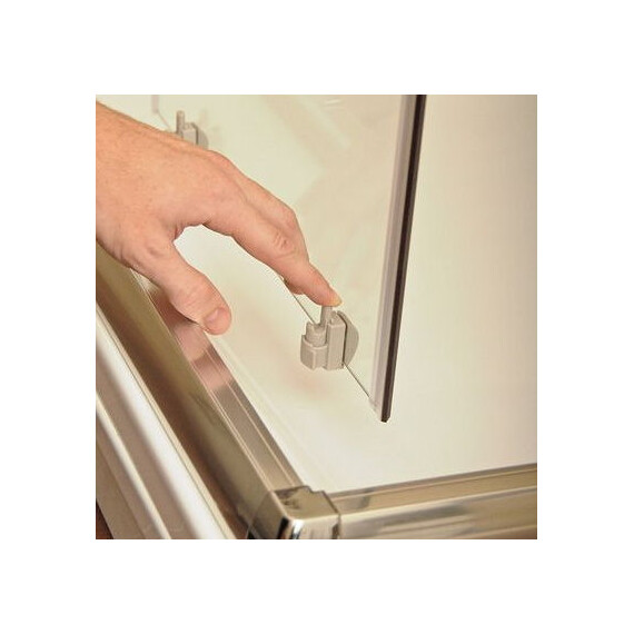 ДУШЕВОЙ УГОЛОК ПОЛУКРУГЛЫЙ RAVAK BLIX BLCP4-90 SABINA БЕЛЫЙ+ТРАНСПАРЕНТ