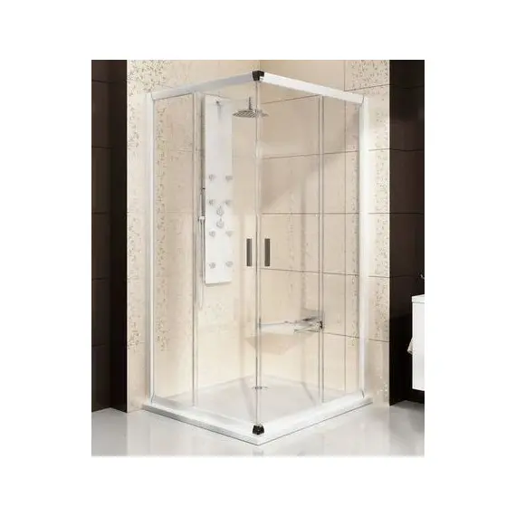 ДУШЕВОЙ УГОЛОК ПРЯМОУГОЛЬНЫЙ РАЗДВИЖНОЙ RAVAK BLIX BLRV2К-120 БЕЛЫЙ+ГРАФИТ