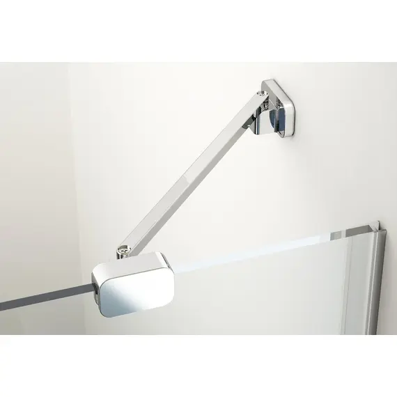 ДУШЕВОЙ УГОЛОК ПОЛУКРУГЛЫЙ RAVAK BRILLIANT BSKK3-100 ХРОМ+ТРАНСПАРЕНТ ЛЕВЫЙ