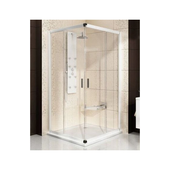 ДУШЕВОЙ УГОЛОК ПРЯМОУГОЛЬНЫЙ РАЗДВИЖНОЙ RAVAK BLIX BLRV2К-80 БЕЛЫЙ+ГРЕЙП