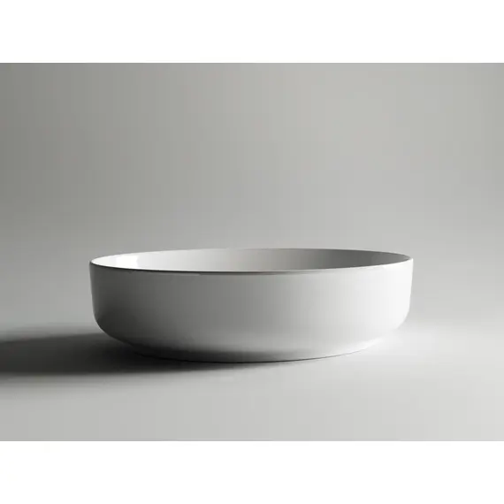 УМЫВАЛЬНИК ЧАША НАКЛАДНАЯ ОВАЛЬНАЯ CERAMICA NOVA ELEMENT 550X400X140 ММ