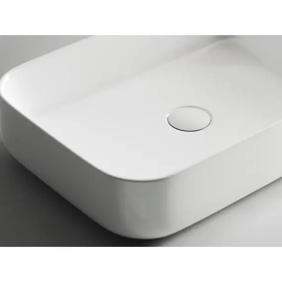 УМЫВАЛЬНИК ЧАША НАКЛАДНАЯ ПРЯМОУГОЛЬНАЯ CERAMICA NOVA ELEMENT 600X420X140 ММ