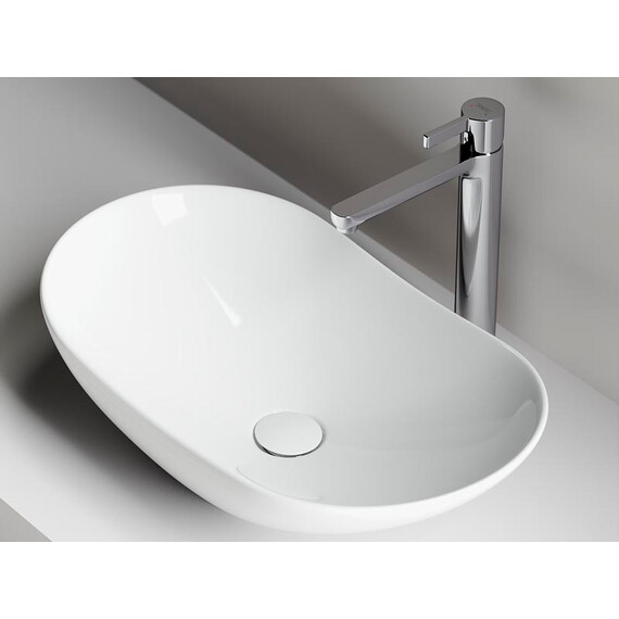 УМЫВАЛЬНИК ЧАША НАКЛАДНАЯ ОВАЛЬНАЯ CERAMICA NOVA ELEMENT 620X360X145 ММ