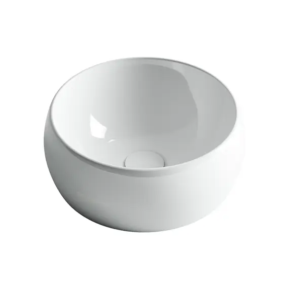 УМЫВАЛЬНИК ЧАША НАКЛАДНАЯ КРУГЛАЯ CERAMICA NOVA ELEMENT 395X395X155 ММ
