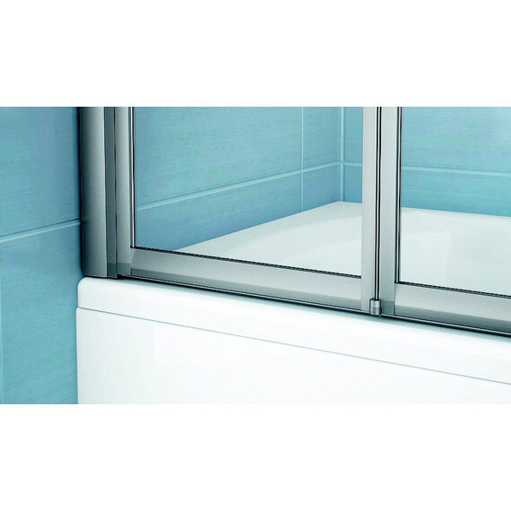 ШТОРКА ДЛЯ ВАННЫ RAVAK VS3 130 БЕЛАЯ+РЕЙН