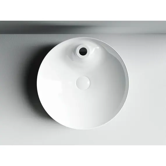 УМЫВАЛЬНИК ЧАША НАКЛАДНАЯ КРУГЛАЯ CERAMICA NOVA ELEMENT 435X435X135 ММ