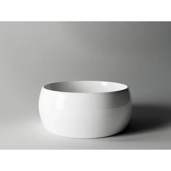 УМЫВАЛЬНИК ЧАША НАКЛАДНАЯ КРУГЛАЯ CERAMICA NOVA ELEMENT 395X395X155 ММ