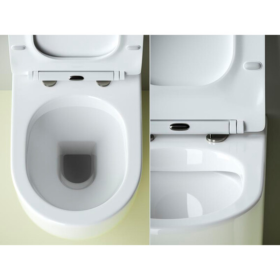 НАПОЛЬНЫЙ ПРИСТАВНОЙ УНИТАЗ CERAMICA NOVA METROPOL RIMLESS