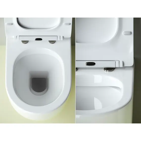 НАПОЛЬНЫЙ ПРИСТАВНОЙ УНИТАЗ CERAMICA NOVA METROPOL RIMLESS