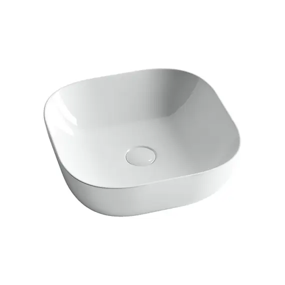 УМЫВАЛЬНИК ЧАША НАКЛАДНАЯ КВАДРАТНАЯ CERAMICA NOVA ELEMENT 415X415X145 ММ