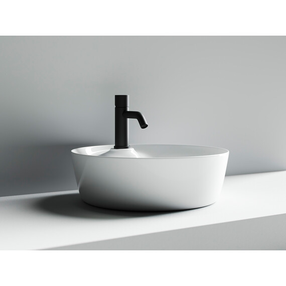 УМЫВАЛЬНИК ЧАША НАКЛАДНАЯ КРУГЛАЯ CERAMICA NOVA ELEMENT 435X435X135 ММ