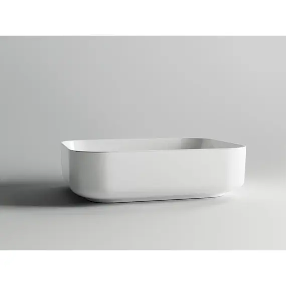 УМЫВАЛЬНИК ЧАША НАКЛАДНАЯ ПРЯМОУГОЛЬНАЯ CERAMICA NOVA ELEMENT 500X390X130 ММ