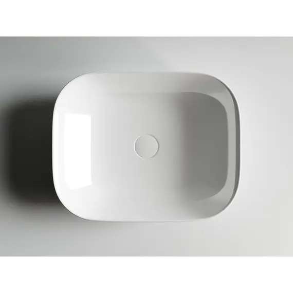 УМЫВАЛЬНИК ЧАША НАКЛАДНАЯ ПРЯМОУГОЛЬНАЯ CERAMICA NOVA ELEMENT 505X405X140 ММ