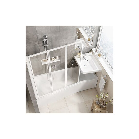 УМЫВАЛЬНИК RAVAK BE HAPPY II ПРАВЫЙ БЕЛЫЙ С ПЕРЕЛИВОМ УМЫВАЛЬНИК RAVAK BE HAPPY II ПРАВЫЙ БЕЛЫЙ С ПЕРЕЛИВОМ