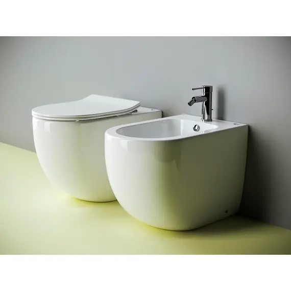 НАПОЛЬНЫЙ ПРИСТАВНОЙ УНИТАЗ CERAMICA NOVA METROPOL RIMLESS