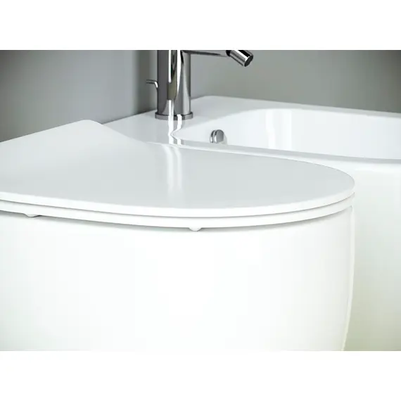 НАПОЛЬНЫЙ ПРИСТАВНОЙ УНИТАЗ CERAMICA NOVA METROPOL RIMLESS