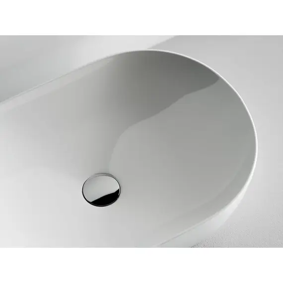 УМЫВАЛЬНИК ЧАША НАКЛАДНАЯ ОВАЛЬНАЯ CERAMICA NOVA ELEMENT 600X415X135 ММ