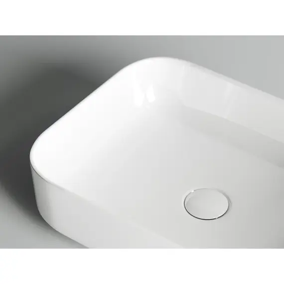 УМЫВАЛЬНИК ЧАША НАКЛАДНАЯ ПРЯМОУГОЛЬНАЯ CERAMICA NOVA ELEMENT 500X390X130 ММ