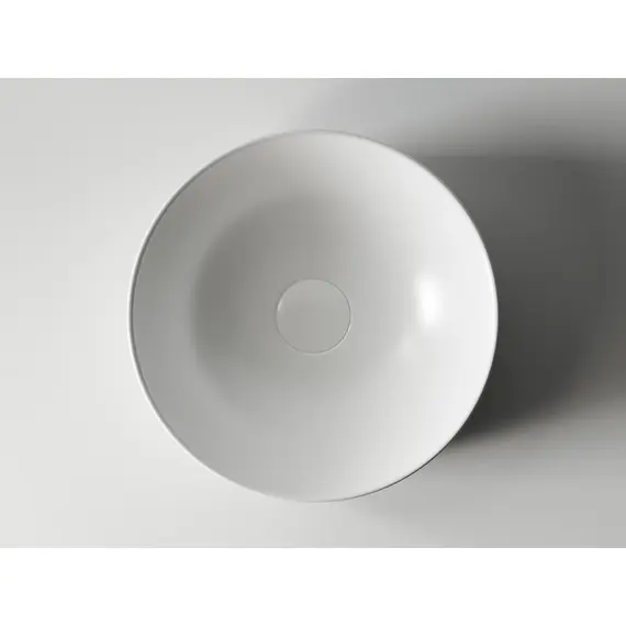 УМЫВАЛЬНИК ЧАША НАКЛАДНАЯ КРУГЛАЯ (ЦВЕТ БЕЛЫЙ МАТОВЫЙ) CERAMICA NOVA ELEMENT 355X355X125 ММ
