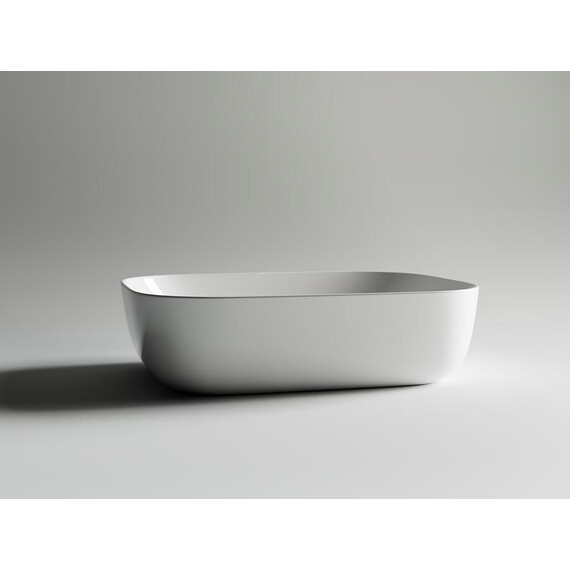 УМЫВАЛЬНИК ЧАША НАКЛАДНАЯ ПРЯМОУГОЛЬНАЯ CERAMICA NOVA ELEMENT 505X405X140 ММ