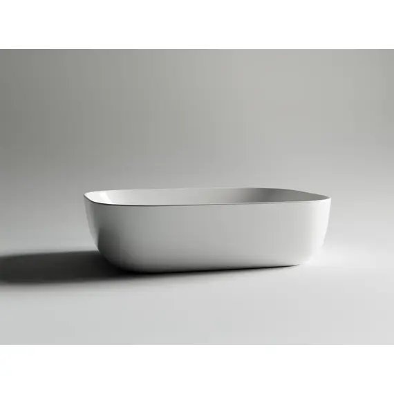 УМЫВАЛЬНИК ЧАША НАКЛАДНАЯ ПРЯМОУГОЛЬНАЯ CERAMICA NOVA ELEMENT 505X405X140 ММ