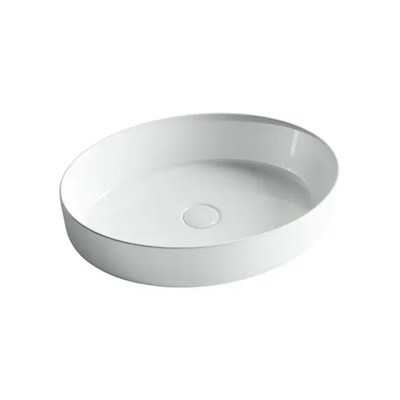 УМЫВАЛЬНИК ЧАША НАКЛАДНАЯ ОВАЛЬНАЯ CERAMICA NOVA ELEMENT 550X400X140 ММ