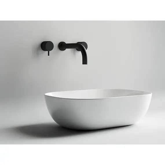 УМЫВАЛЬНИК ЧАША НАКЛАДНАЯ ПРЯМОУГОЛЬНАЯ CERAMICA NOVA ELEMENT 455X325X135 ММ