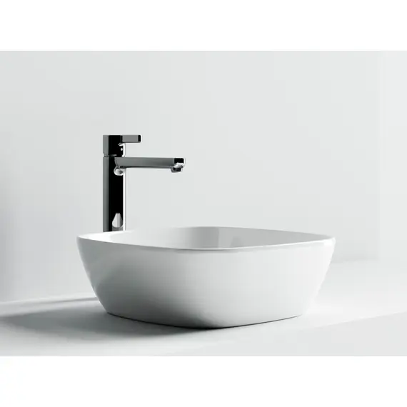 УМЫВАЛЬНИК ЧАША НАКЛАДНАЯ КВАДРАТНАЯ CERAMICA NOVA ELEMENT 400X400X140 ММ