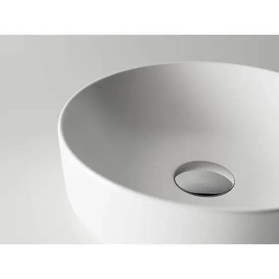 УМЫВАЛЬНИК ЧАША НАКЛАДНАЯ КРУГЛАЯ (ЦВЕТ БЕЛЫЙ МАТОВЫЙ) CERAMICA NOVA ELEMENT 355X355X125 ММ