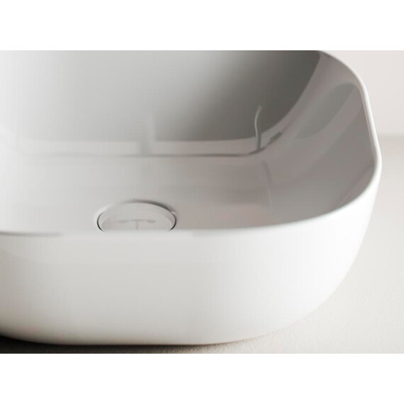 УМЫВАЛЬНИК ЧАША НАКЛАДНАЯ КВАДРАТНАЯ CERAMICA NOVA ELEMENT 415X415X145 ММ