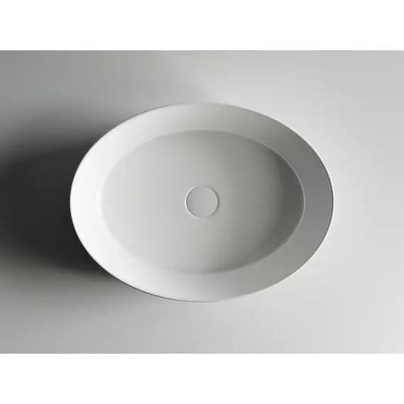 УМЫВАЛЬНИК ЧАША НАКЛАДНАЯ ОВАЛЬНАЯ CERAMICA NOVA ELEMENT 550X400X140 ММ