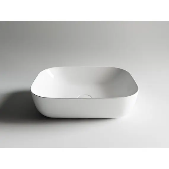 УМЫВАЛЬНИК ЧАША НАКЛАДНАЯ ПРЯМОУГОЛЬНАЯ CERAMICA NOVA ELEMENT 505X405X140 ММ