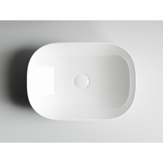 УМЫВАЛЬНИК ЧАША НАКЛАДНАЯ ПРЯМОУГОЛЬНАЯ CERAMICA NOVA ELEMENT 455X325X135 ММ