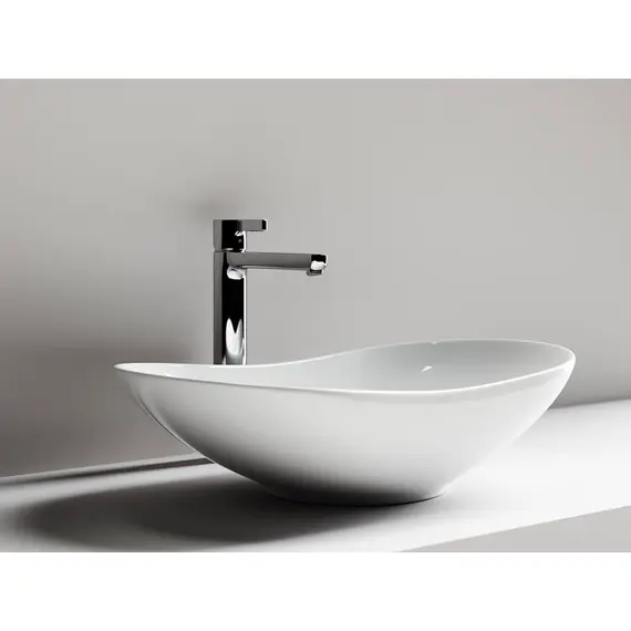 УМЫВАЛЬНИК ЧАША НАКЛАДНАЯ ОВАЛЬНАЯ CERAMICA NOVA ELEMENT 620X360X145 ММ