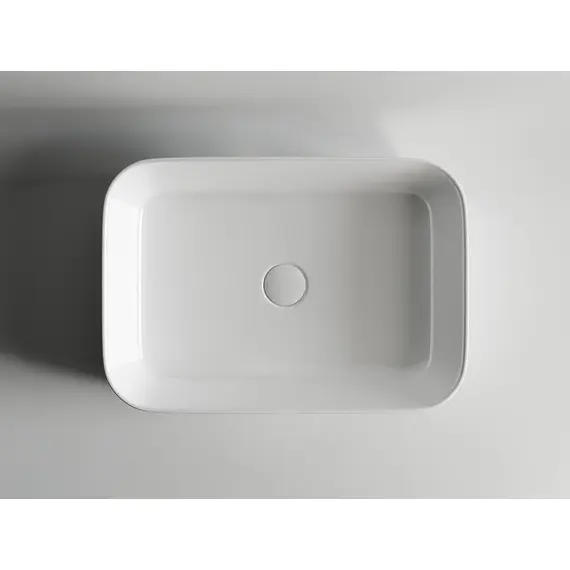 УМЫВАЛЬНИК ЧАША НАКЛАДНАЯ ПРЯМОУГОЛЬНАЯ CERAMICA NOVA ELEMENT 600X420X140 ММ