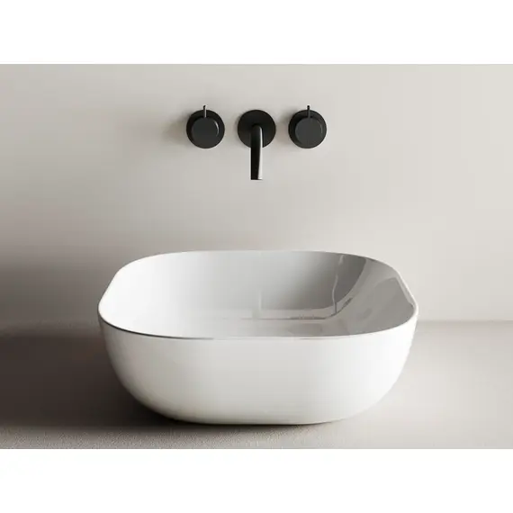 УМЫВАЛЬНИК ЧАША НАКЛАДНАЯ КВАДРАТНАЯ CERAMICA NOVA ELEMENT 415X415X145 ММ