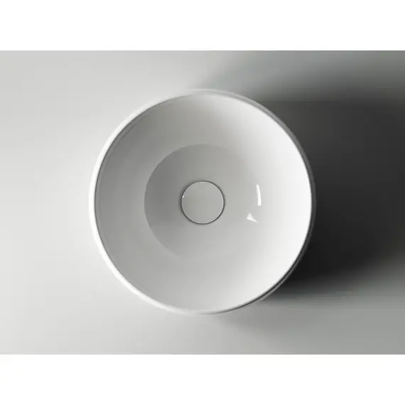 УМЫВАЛЬНИК ЧАША НАКЛАДНАЯ КРУГЛАЯ CERAMICA NOVA ELEMENT 395X395X155 ММ