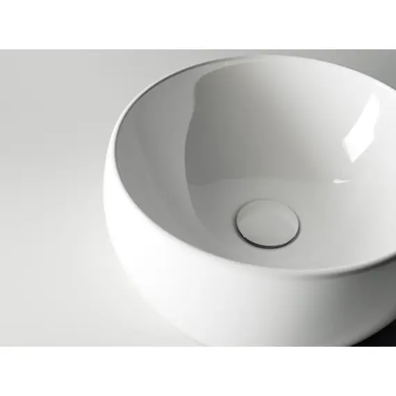 УМЫВАЛЬНИК ЧАША НАКЛАДНАЯ КРУГЛАЯ CERAMICA NOVA ELEMENT 395X395X155 ММ