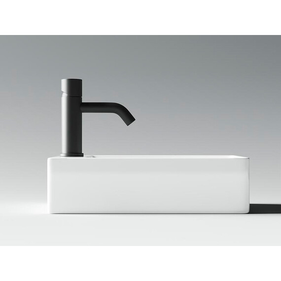 УМЫВАЛЬНИК НАКЛАДНОЙ ПРЯМОУГОЛЬНЫЙ (ОТВЕРСТИЕ ПОД СМЕСИТЕЛЬ L) CERAMICA NOVA ELEMENT 375X215X100 ММ