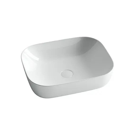 УМЫВАЛЬНИК ЧАША НАКЛАДНАЯ ПРЯМОУГОЛЬНАЯ CERAMICA NOVA ELEMENT 505X405X140 ММ