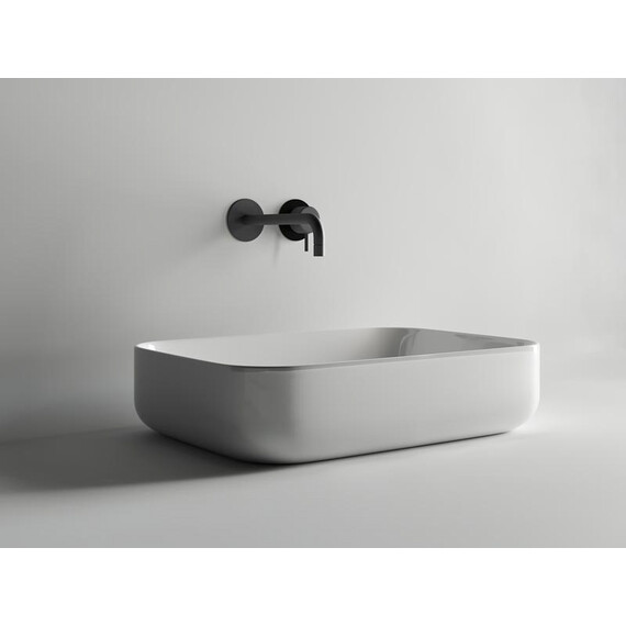 УМЫВАЛЬНИК ЧАША НАКЛАДНАЯ ПРЯМОУГОЛЬНАЯ CERAMICA NOVA ELEMENT 600X420X140 ММ