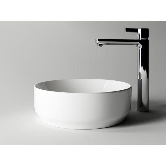УМЫВАЛЬНИК ЧАША НАКЛАДНАЯ КРУГЛАЯ CERAMICA NOVA ELEMENT 355X355X125 ММ