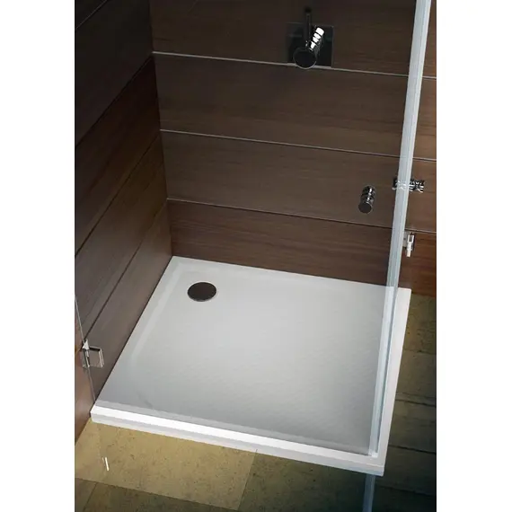 АКРИЛОВЫЙ ДУШЕВОЙ ПОДДОН RIHO DAVOS 249 80X80 БЕЛЫЙ + ПАНЕЛЬ