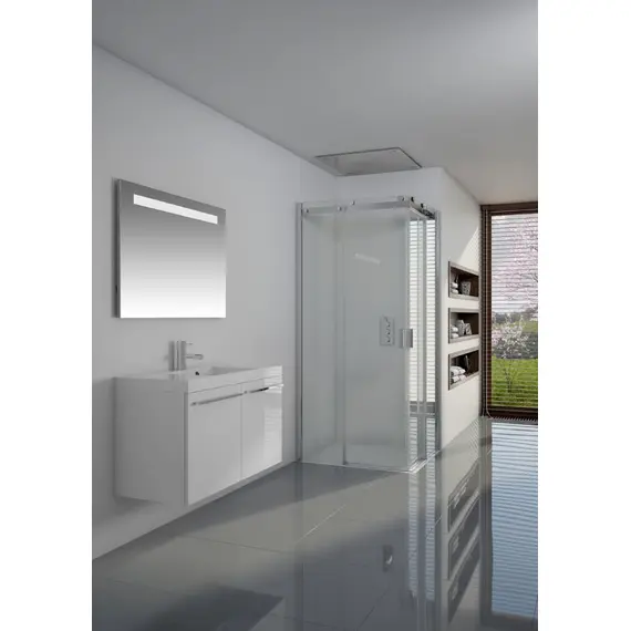 АКРИЛОВЫЙ ДУШЕВОЙ ПОДДОН RIHO DAVOS 271 90X80 БЕЛЫЙ + ПАНЕЛЬ