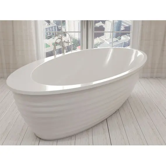 ВАННА АКРИЛОВАЯ VAYER BOOMERANG OVAL ETNA 194X100 С ДЕКОРАТИВНОЙ ПАНЕЛЬЮ