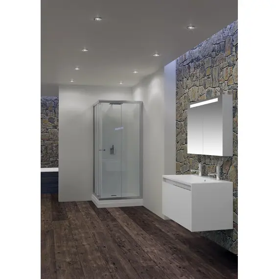 АКРИЛОВЫЙ ДУШЕВОЙ ПОДДОН RIHO DAVOS 271 90X80 БЕЛЫЙ + ПАНЕЛЬ