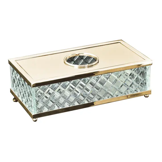 САЛФЕТНИЦА ЗОЛОТО BOHEME MURANO CRISTAL