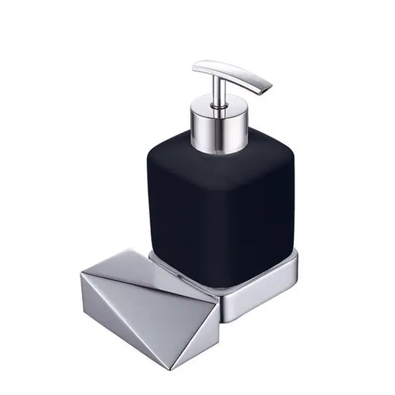 ДИСПЕНСЕР НАСТЕННЫЙ BOHEME NEW VENTURO, ХРОМ/ЧЕРНЫЙ