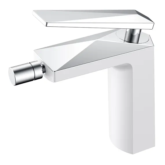 СМЕСИТЕЛЬ ДЛЯ БИДЕ BOHEME VENTURO БЕЛЫЙ/ХРОМ